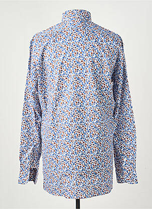 Chemise manches longues coupe cintrée bleu MARVELIS homme