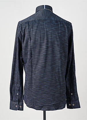 Chemise manches longues poches bleu DARIO BELTRAN homme