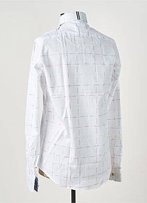 Chemise manches longues poches blanc DARIO BELTRAN homme