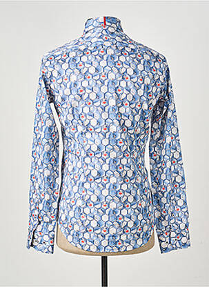 Chemise manches longues imprimé fantaisie bleu DARIO BELTRAN homme