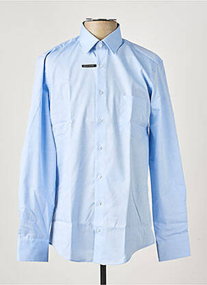 Chemise manches longues poches bleu REDMOND homme