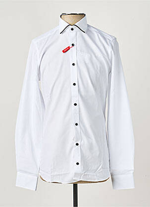 Chemise manches longues coupe cintrée blanc MARVELIS homme