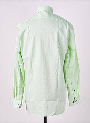 Chemise manches longues poches vert MARVELIS homme