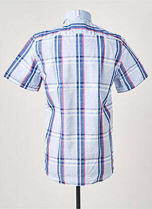 Chemise manches courtes poches bleu DARIO BELTRAN homme