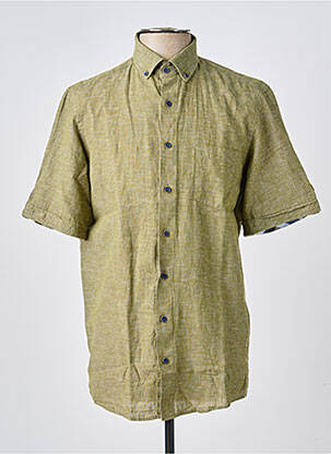 Chemise manches courtes poches vert REDMOND homme