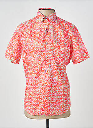 Chemise manches courtes poches orange DARIO BELTRAN homme