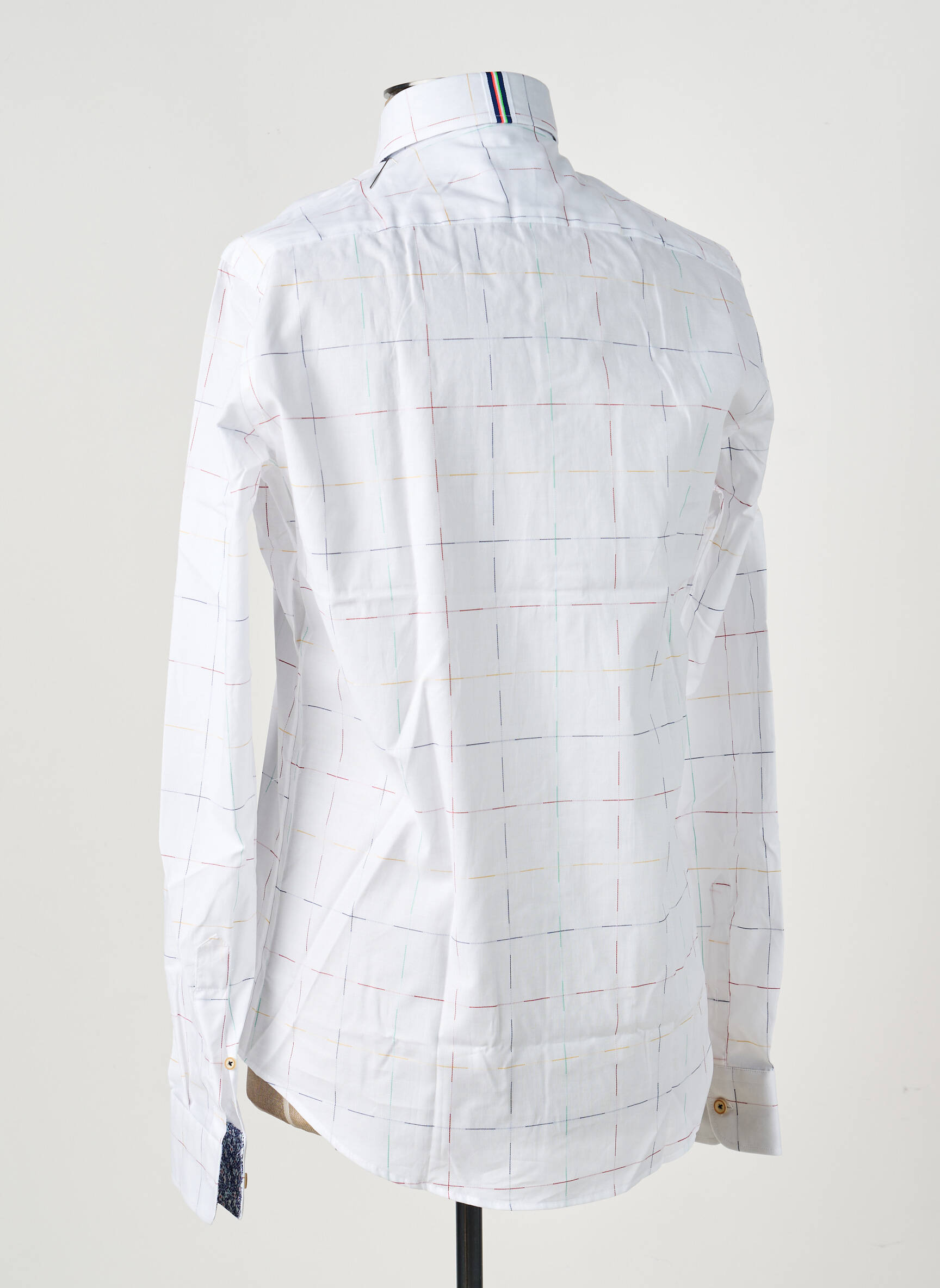 Chemise manches longues poches blanc DARIO BELTRAN homme