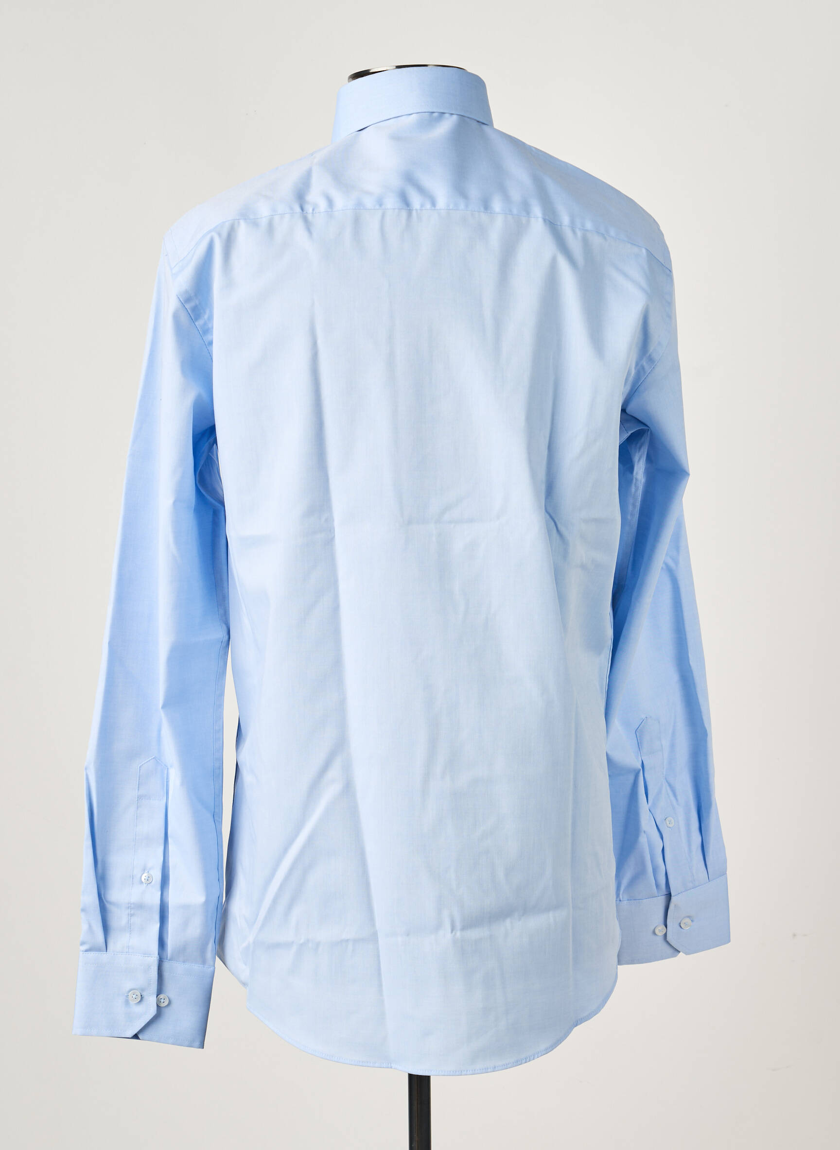 Chemise manches longues poches bleu REDMOND homme