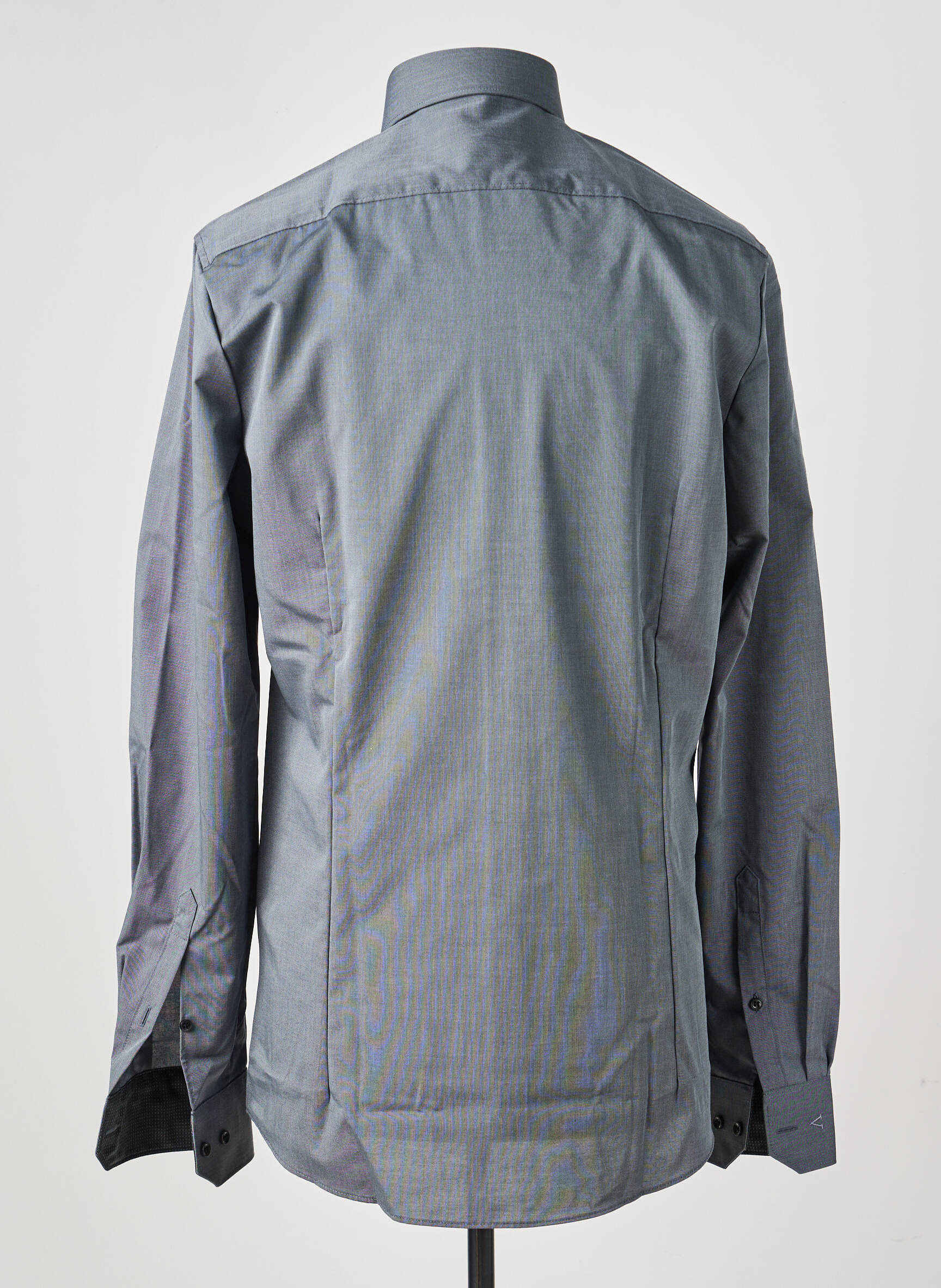 Chemise manches longues coupe droite gris MARVELIS homme
