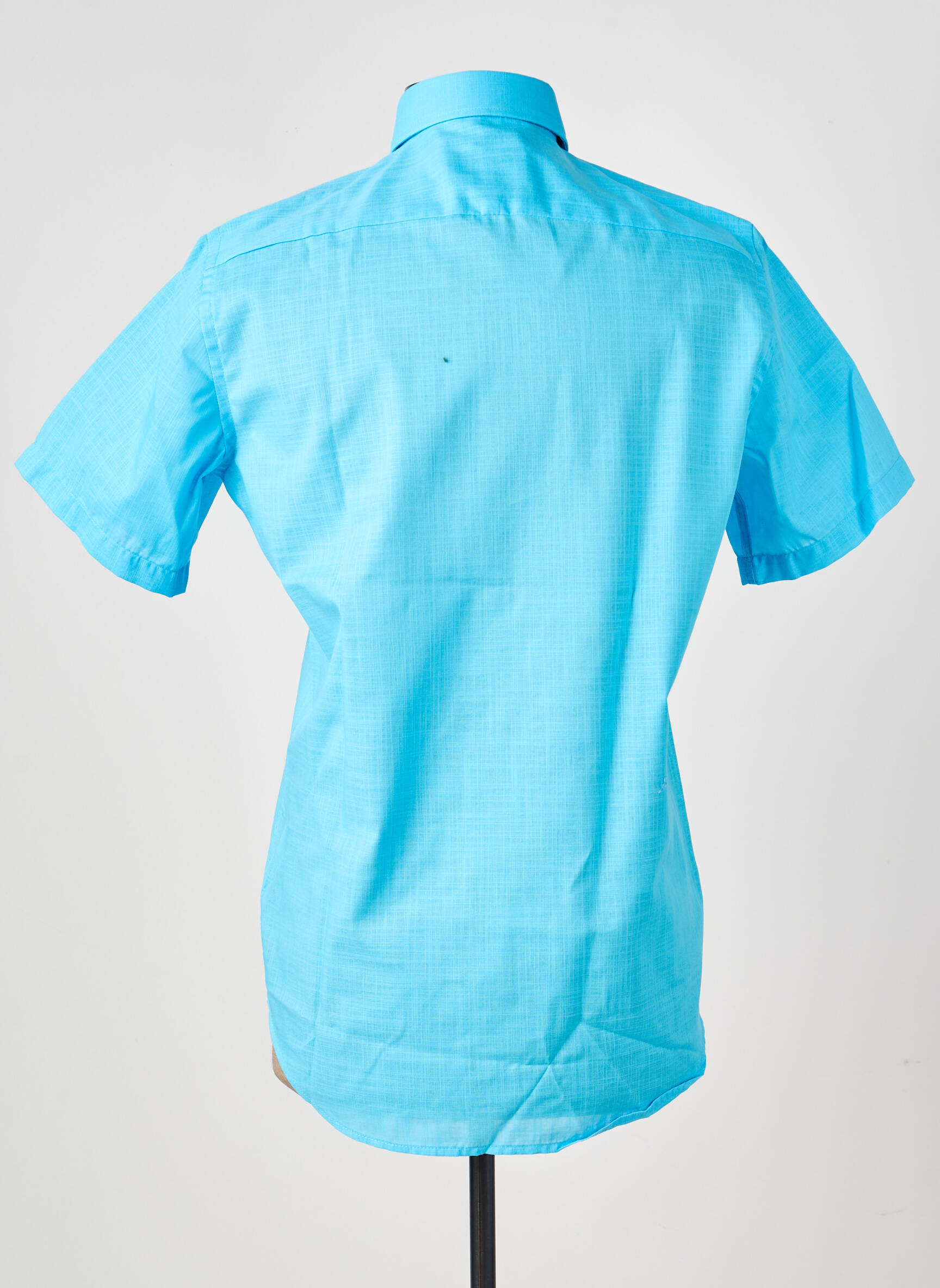 Chemise manches courtes poches bleu DARIO BELTRAN homme