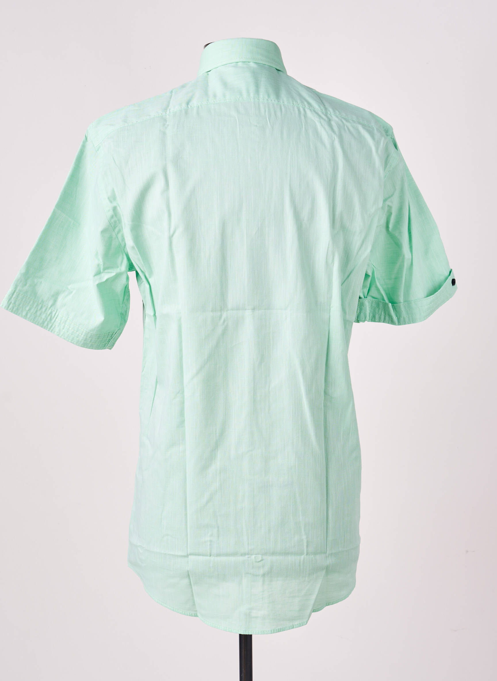 Chemise manches courtes poches vert MARVELIS homme