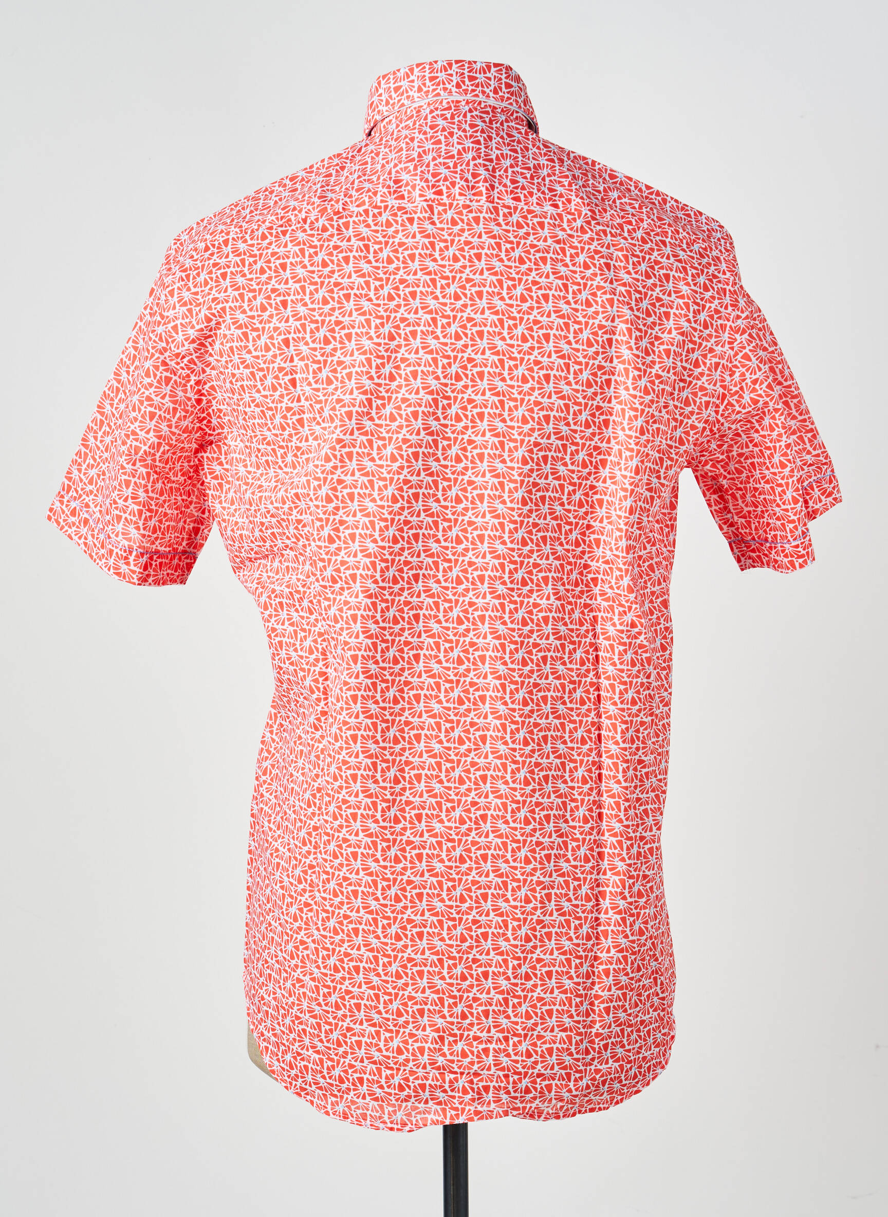Chemise manches courtes poches orange DARIO BELTRAN homme