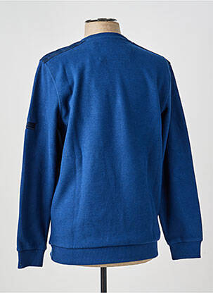 Sweat-shirt stretch manches longues bleu STIL PARK homme