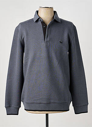 Sweat-shirt stretch manches longues gris STIL PARK homme