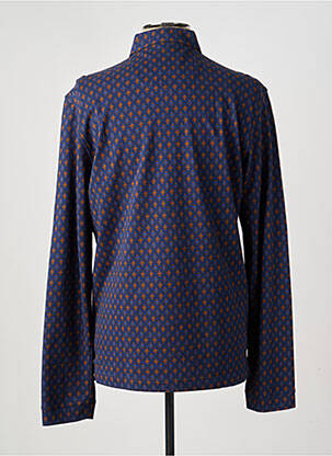 Polo manches longues manches longues bleu DARIO BELTRAN homme