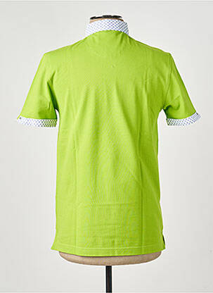 Polo stretch manches courtes vert DARIO BELTRAN homme
