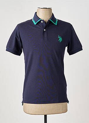 Polo sérigraphie manches courtes bleu U.S. POLO ASSN homme