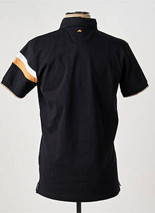 Polo tissage jersey manches courtes noir CAMBERABERO homme
