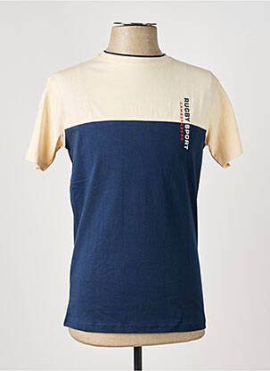 T-shirt coupe cintrée manches courtes beige CAMBERABERO homme