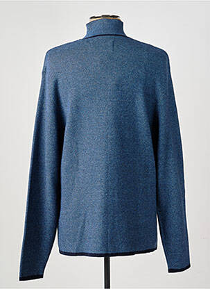 Gilet manches longues tissage chiné bleu MARVELIS homme