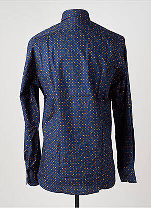 Chemise manches longues imprimé fantaisie bleu MARVELIS homme