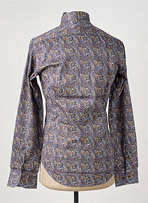 Chemise manches longues coupe cintrée bleu DARIO BELTRAN homme