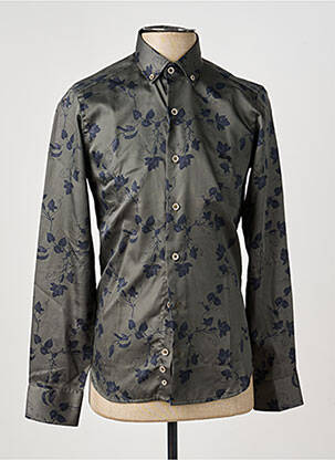 Chemise manches longues coupe cintrée vert DARIO BELTRAN homme