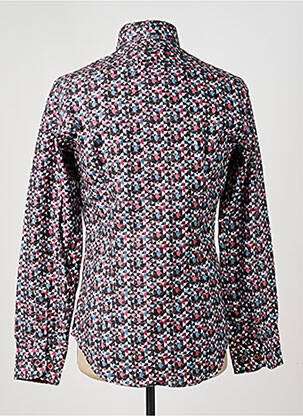 Chemise manches longues imprimé fantaisie bleu DARIO BELTRAN homme