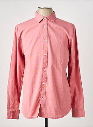 Chemise manches longues coupe cintrée rose TIFFOSI homme