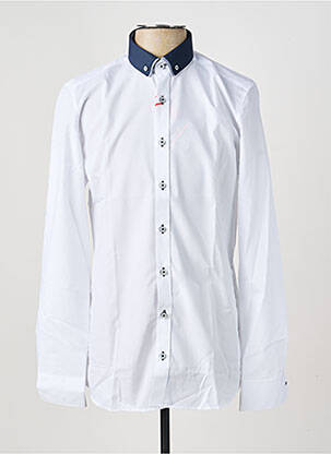 Chemise manches longues coupe cintrée blanc MARVELIS homme