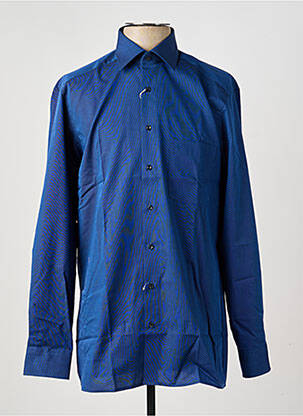 Chemise manches longues poches bleu MARVELIS homme