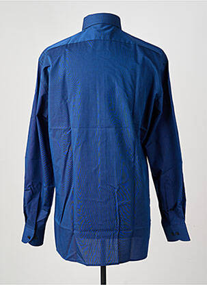 Chemise manches longues poches bleu MARVELIS homme