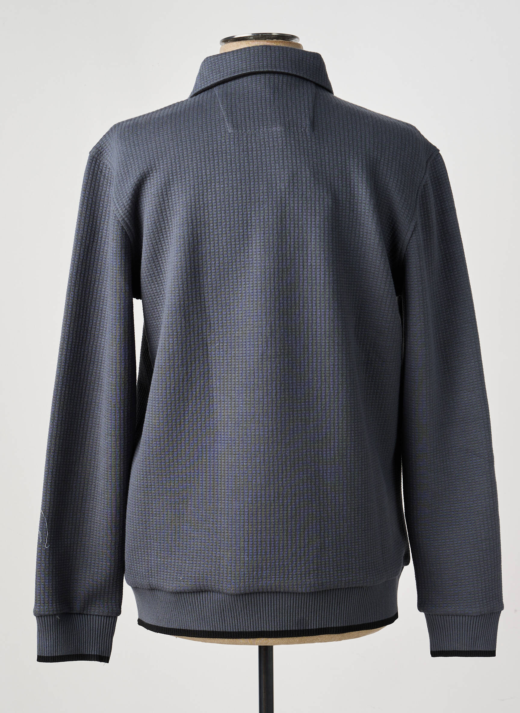 Sweat-shirt stretch manches longues gris STIL PARK homme