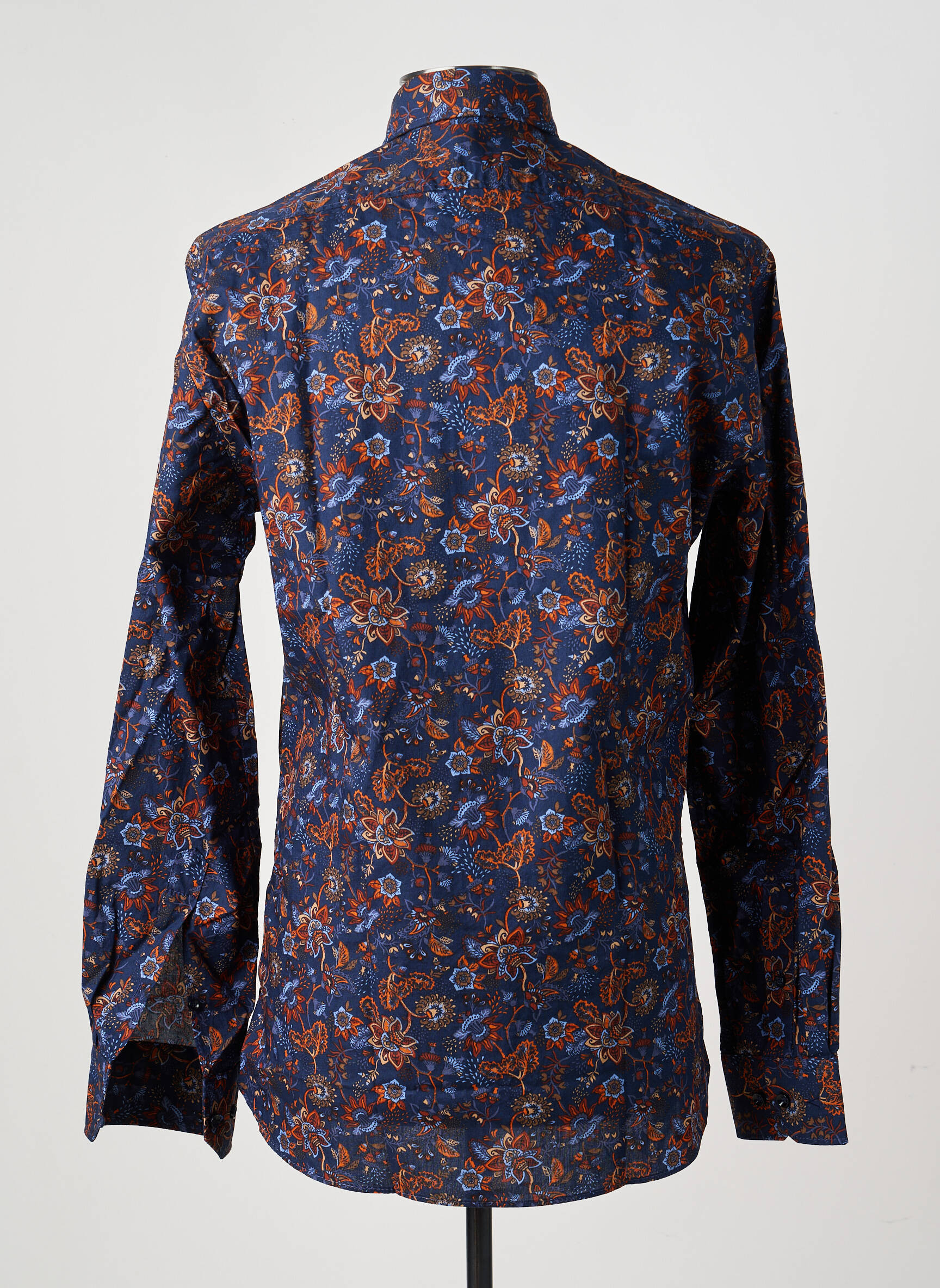 Chemise manches longues coupe cintrée bleu MARVELIS homme