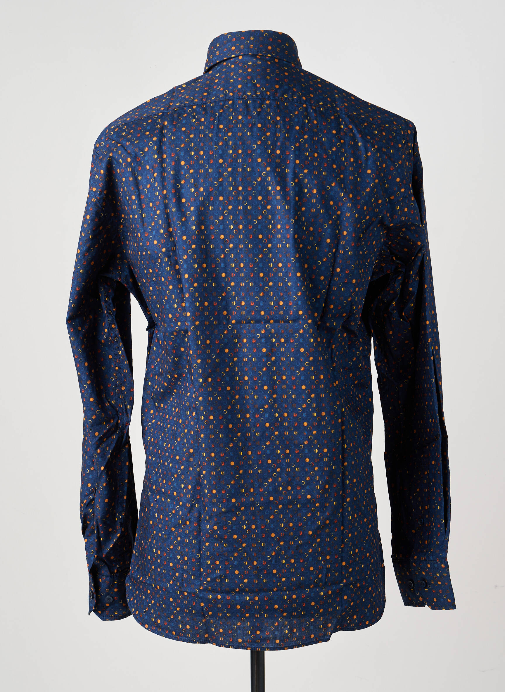 Chemise manches longues imprimé fantaisie bleu MARVELIS homme