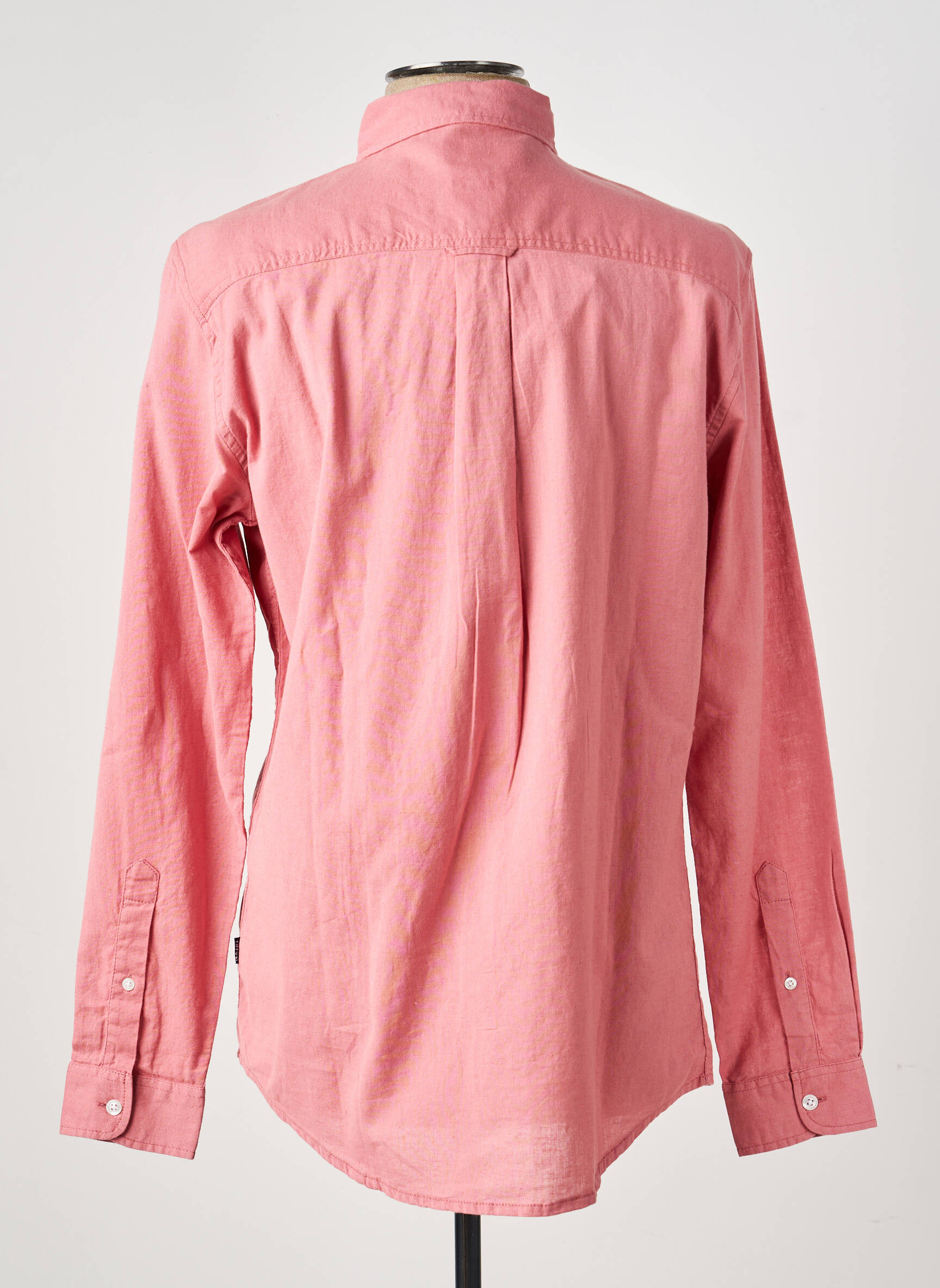 Chemise manches longues coupe cintrée rose TIFFOSI homme