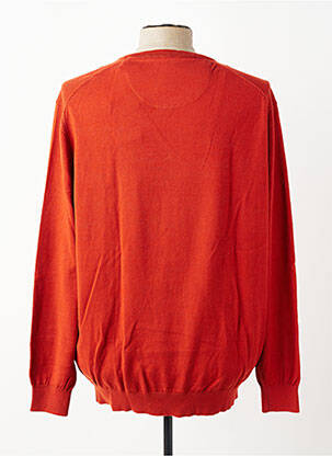 Pull stretch manches longues orange REDMOND homme