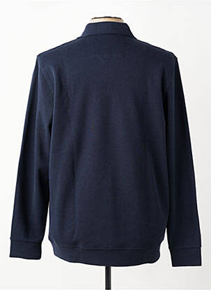 Sweat-shirt broderie manches longues bleu STIL PARK homme
