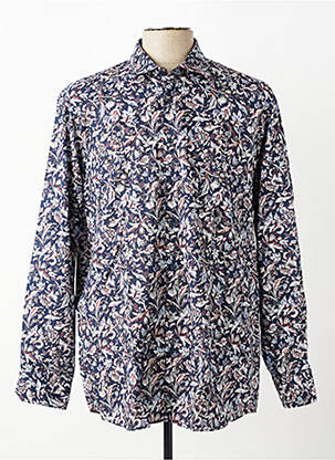 Chemise manches longues coupe cintrée bleu MARVELIS homme