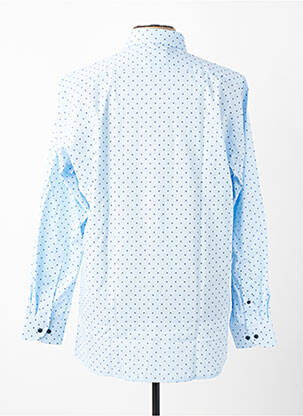 Chemise manches longues poches bleu MARVELIS homme
