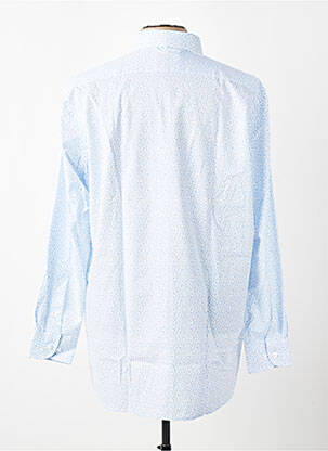 Chemise manches longues poches bleu MARVELIS homme