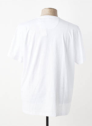 T-shirt coupe droite manches courtes blanc CAMBERABERO homme