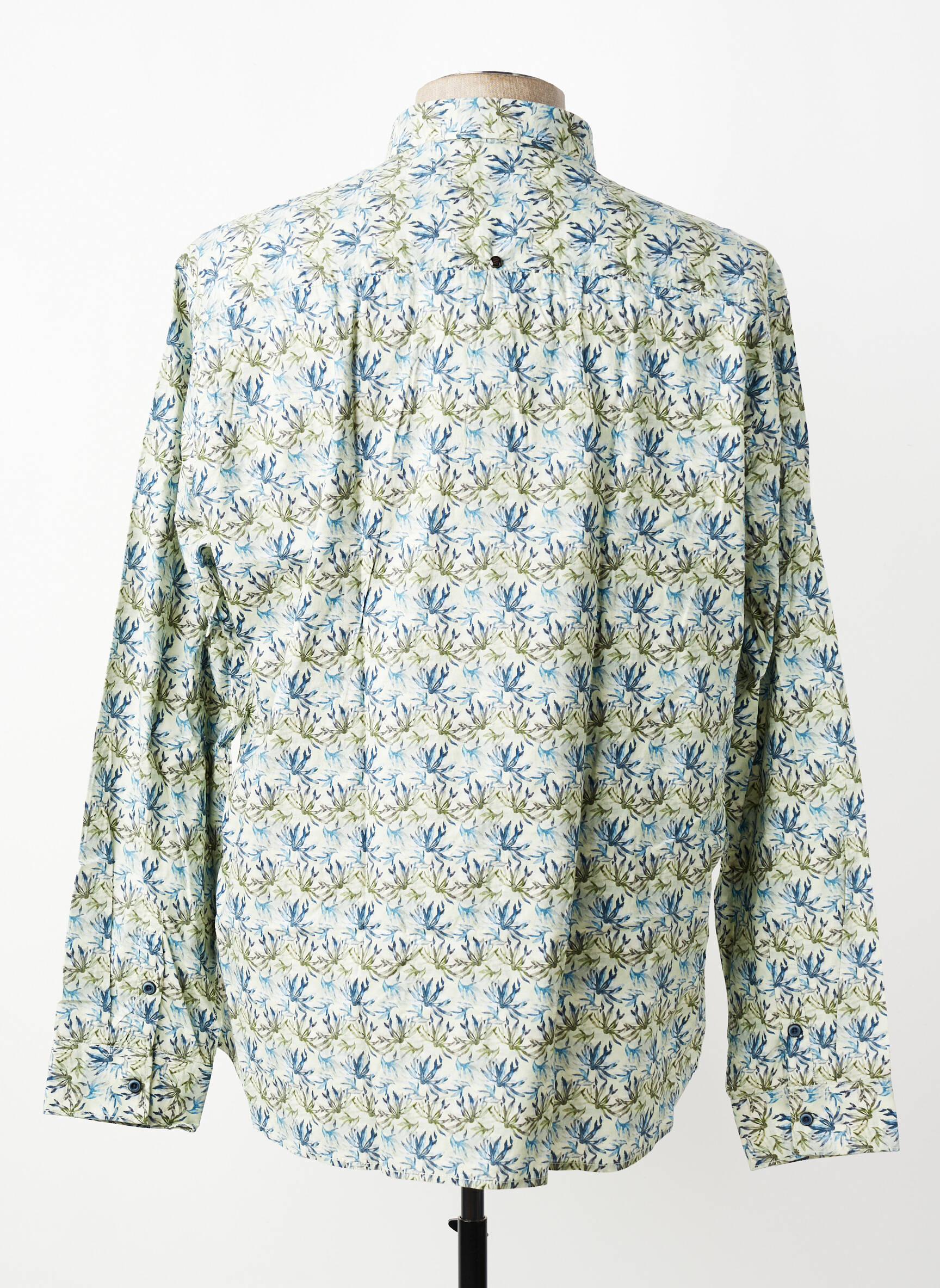 Chemise manches longues imprimé fantaisie vert NO EXCESS homme
