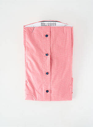 Chemise manches longues imprimé fantaisie rouge MARVELIS homme