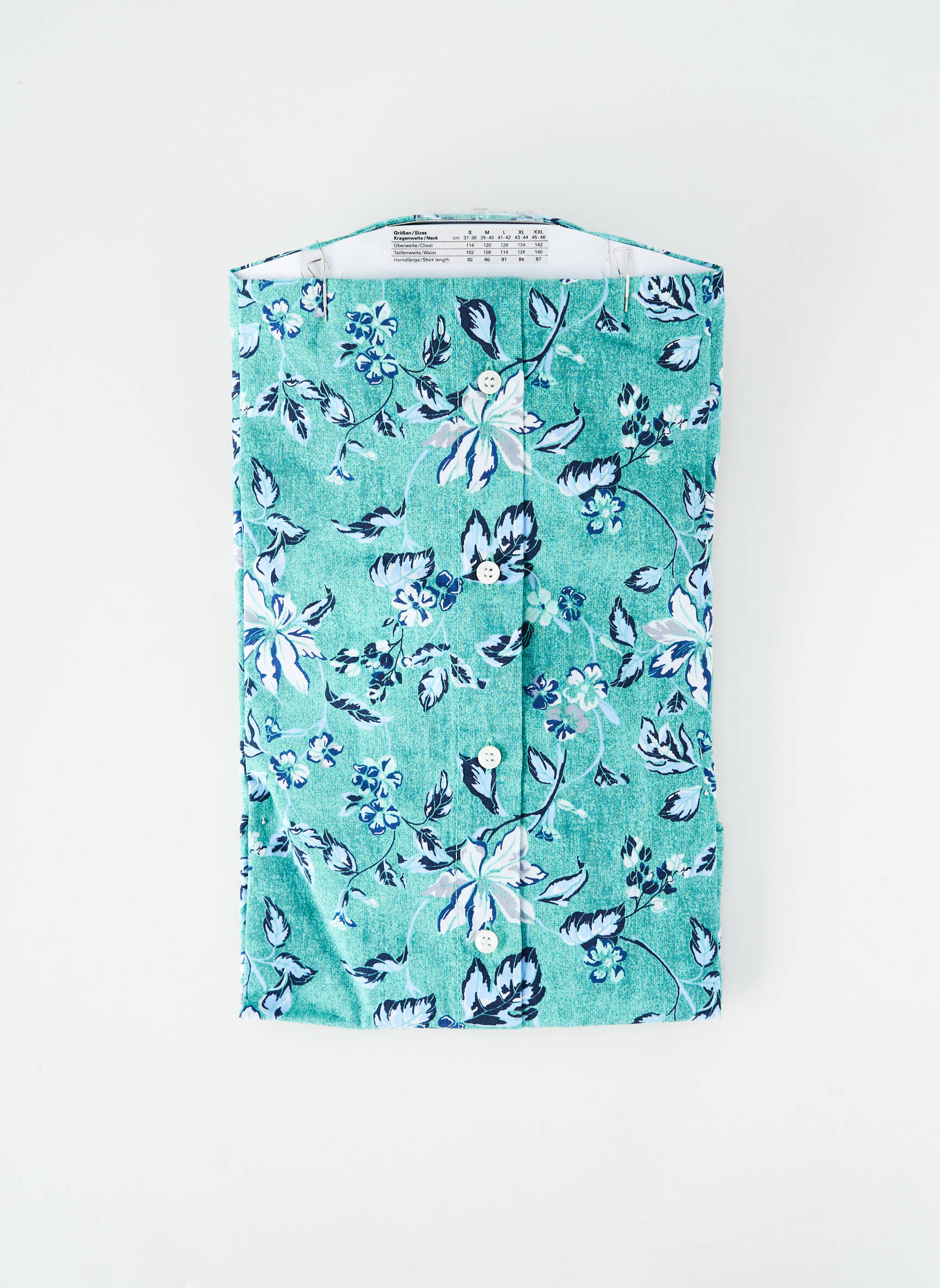 Chemise manches longues imprimé fantaisie vert MARVELIS homme