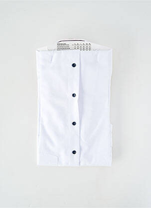 Chemise manches longues poches blanc MARVELIS homme