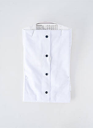 Chemise manches longues coupe droite blanc MARVELIS homme