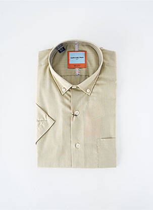 Chemise manches courtes poches vert DARIO BELTRAN homme