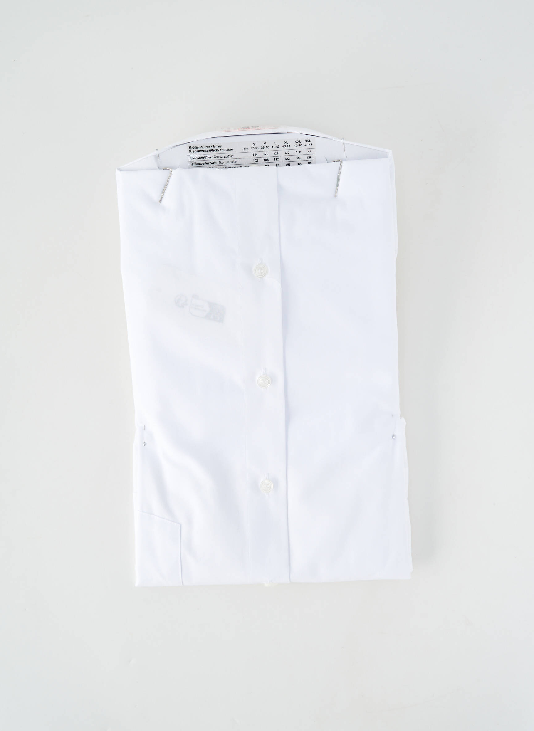 Chemise manches longues poches blanc MARVELIS homme