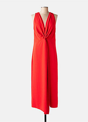 Robe longue sans manche sans manche rouge LOLA CASADEMUNT femme